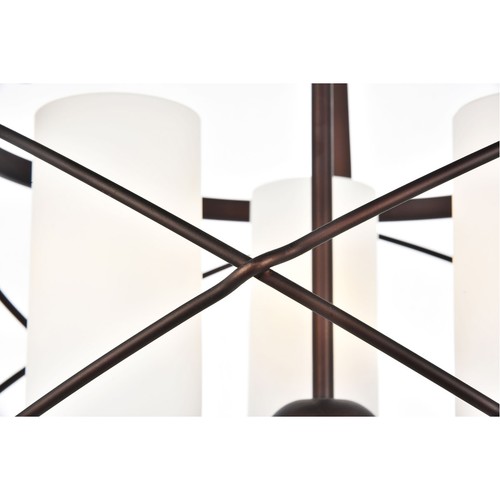 Living District LD5013D16DCB Wren Pendant Dark Copper Brown and White - Picture 4 of 5