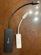 Lot of J5Create JUA255 Adapter and JUD3238 Docking station