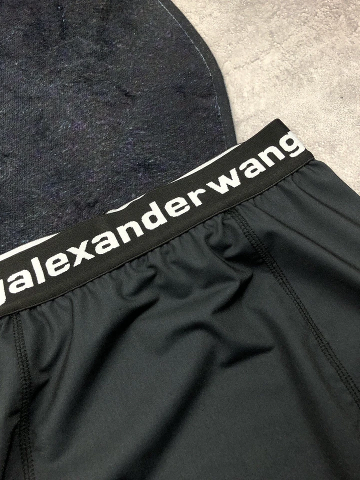 Minifalda Alexander Wang.t Lujo Avantgarde Logo Grande Rara Foto 4 de 4