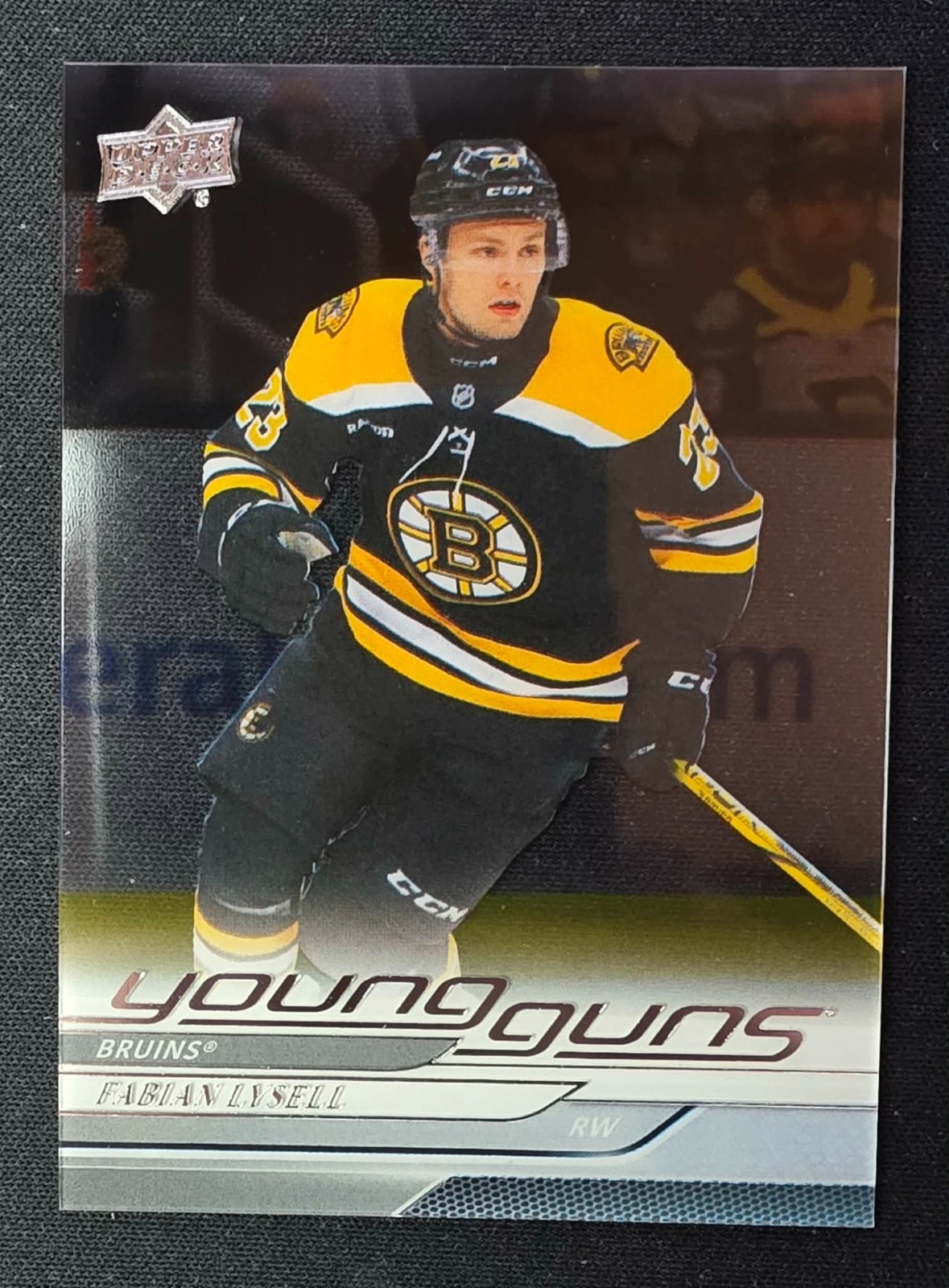 2024-25 Upper Deck Extended Series Young Guns Clear Cut 721 Fabian Lysell YG