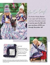 NEW Matilda Jane Moments with you perfect paisley blanket New in Bag AMAZING