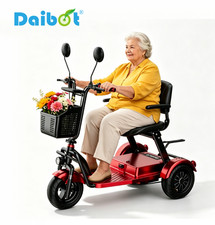 1000W 48V Dual Motor Faltbarer 3 Rad E Scoote...