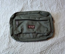 Vintage Original 80's KORUS WESTERN PACK FANNY PACK Green Hiking Outdoor Canvas