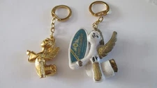 2 Angel Keychain 1 Plastic Other Gold Metal Cheese Caprice des dux