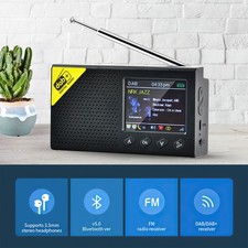 DAB Radio Portable, DAB plus Digital Radio with Bluetooth, FM Radio 2025 NEW