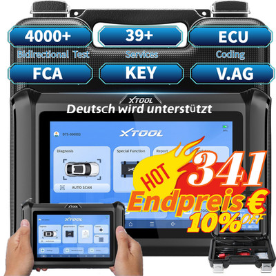 De XTOOL D7S V2.0 Profi KFZ OBD2 Diagnosegerät Scanner ECU Codierung Alle System