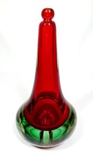 Murano Cenedese Sommerso Glass Lamp Base c1960s Vintage MCM