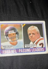 1989 Topps - League Leaders Boomer Esiason, Wade Wilson #217