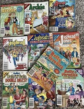Vintage Lot Of 10 Archie Comic Digest Books - Jughead, Betty, Veronica, Archie