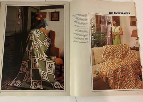 Lot of 5 Vintage McCalls Book of Afghanans 1975-1980 - Patterns with Directions - Bild 12 von 18