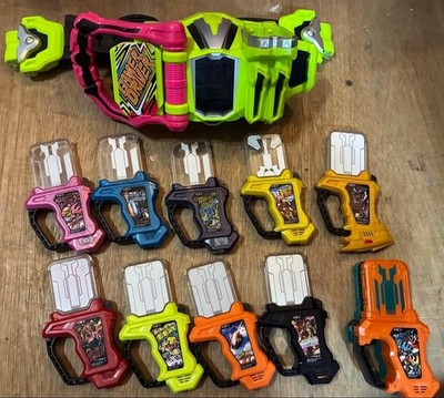 Kamen Rider Ex-Aid DX Gamer Driver Gashat Set 10pcs Authentic Rare