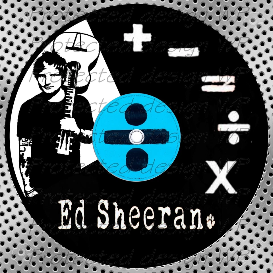 Ed Sheeran- Découpe laser sur Vinyle - DECO PASSION - Photo 2/4