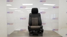 11 Ford F250sd Super Cab Lariat Seat Front Left Driver Black Leather