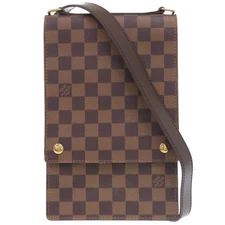 Louis Vuitton Portobello Damier N45271 Shoulder Bag Lv 0376 Used