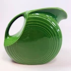 Fiestaware Homer Laughlin Large Disk Vintage Pitcher Shamrock Green 64+ oz.