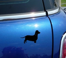 DETAILED DACHSHUND DACHSHUNDS DOG DOXIE GRAPHIC DECAL STICKER ART CAR WALL DECOR