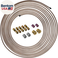 3/16" X 25' Genuine Copper-Nickel Alloy Non-Magnetic Brake Line Replacement Tubi