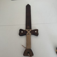 Toy Medieval Wooden Prop Sword - Play, Renaissance Festival GC Games 16 Long