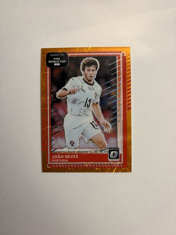 2025-26 Panini Donruss Road To FIFA World Cup Joao Neves Orange Velocity /199