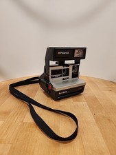 Polaroid Spirit 600 LMS Black Instant Film Camera W/ Strap