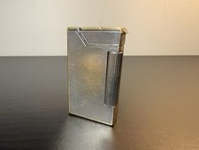 DUNHILL BROADBOY Lighter SILVER Plate MK2 Lon...