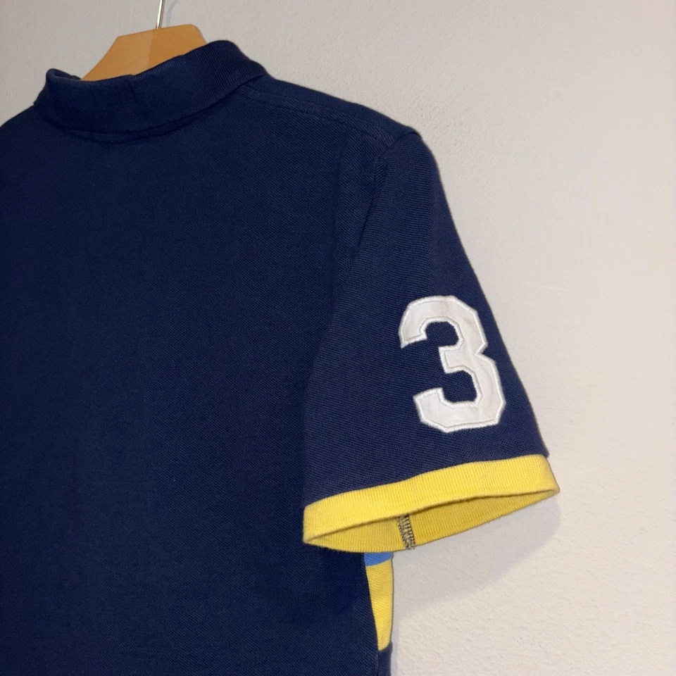 Polo Ralph Lauren Short Sleeve Big Pony Polo Shirt Youth Large 14-16Rugby #3 NWT - Image 3 of 4