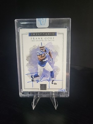 FRANK GORE Auto 2017 Impeccable Silver Panini Honors SP /23 Sealed