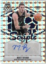 2023 Panini Mosaic Matt Ryan Scripts #MS-RYA Auto Pelicans