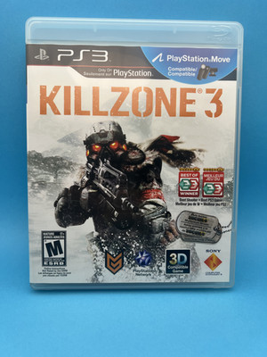 KillZone 3 (PlayStation 3, 2011) with case and manual