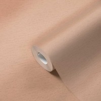 Tapete Einfarbig Mit Textilstruktur, Matt – Rosa