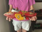 Vintage Marx tin lithographed wind-up "Rocket Fighter Ship" 1950s (NICE!)
