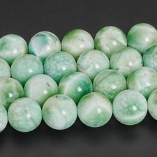 Genuine Natural Green Moonstone Gemstone AAA Round Loose Beads 8mm 10mm 12mm