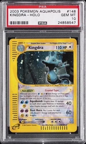 2003 Pokemon Aquapolis Kingdra-Holo 148