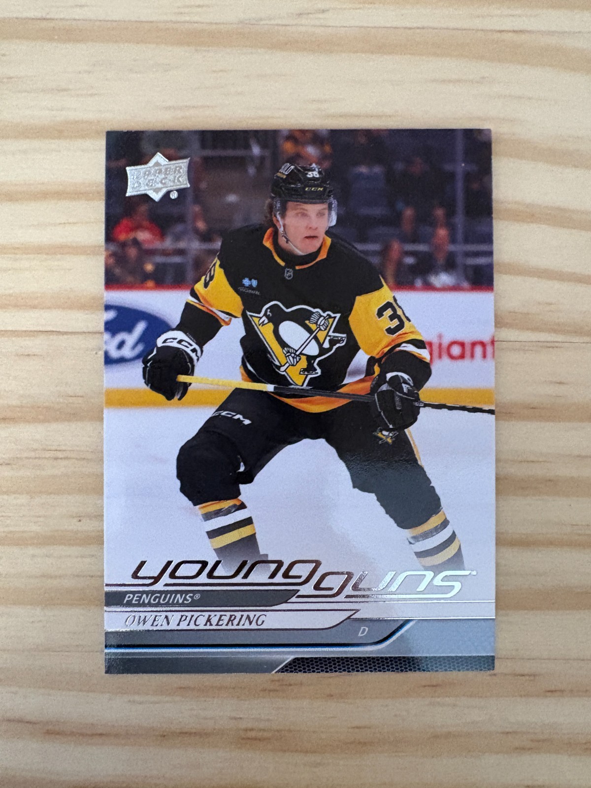 2024-25 Upper Deck #703 Owen Pickering YG RC - Pittsburgh Penguins