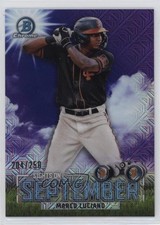 2023 Bowman Sights on September Mega Box Purple Mojo Refractor Marco Luciano nd3