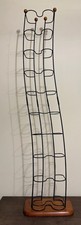 Vintage Atlantic Wave DVD Tower Rack Wood Metal Blu-ray Video Game 50" Y2K