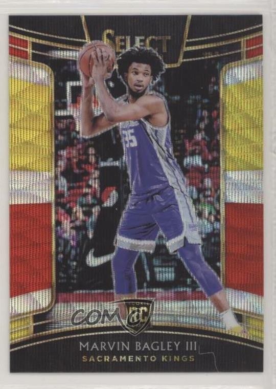 2018-19 Panini Select Concourse Tri-Color Prizm Marvin Bagley III #15 u6m