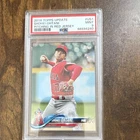 2018 Topps Update Series Shohei Ohtani US1 Rookie Pitching Red Jersey PSA 9