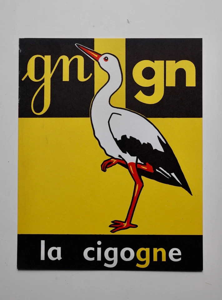affichette scolaire Poucet Rossignol méthode lecture Charlot Géron la cigogne - Photo 1/1