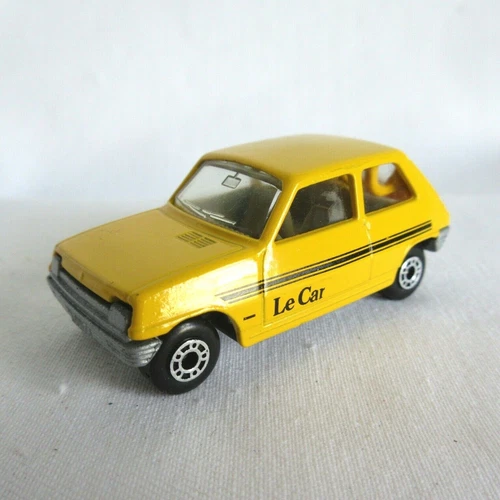 VTG MATCHBOX LESNEY ENGLAND 1:64 DIE-CAST 1978 #21 RENAULT 5TL LECAR YELLOW MINT