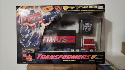 Optimus Prime 1992 HASBRO TRANSFORMERS Generation 2 Vintage Rare SEALED