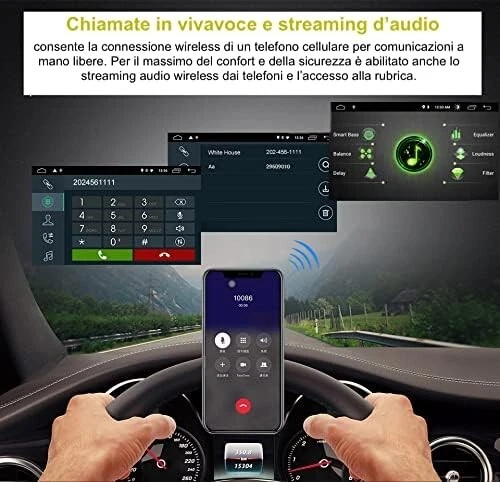 CAR TABLET  ANDROID 13 per NUOVA Fiat 500  4G RAM 64G ROM wi-fi GPS 7" CARPLAY - Immagine 3 di 4