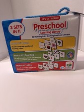 PRESCHOOL LEARNING LIBRARY 3 SETS IN 1 THE LEARNING JOURNEY LET'S GET READY