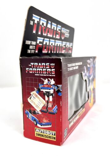 UNUSED STICKERS! NEVER PLAYED 1985 Transformers G1 SMOKESCREEN 100% Complete CIB - Picture 18 of 19