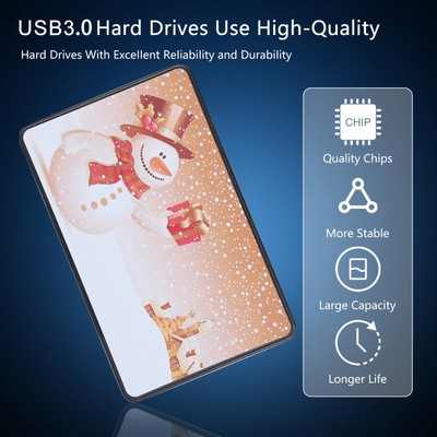 USB Hard Disk High-Speed Transmission Wide Compatibility 1T/2T Laptop Hard Drive