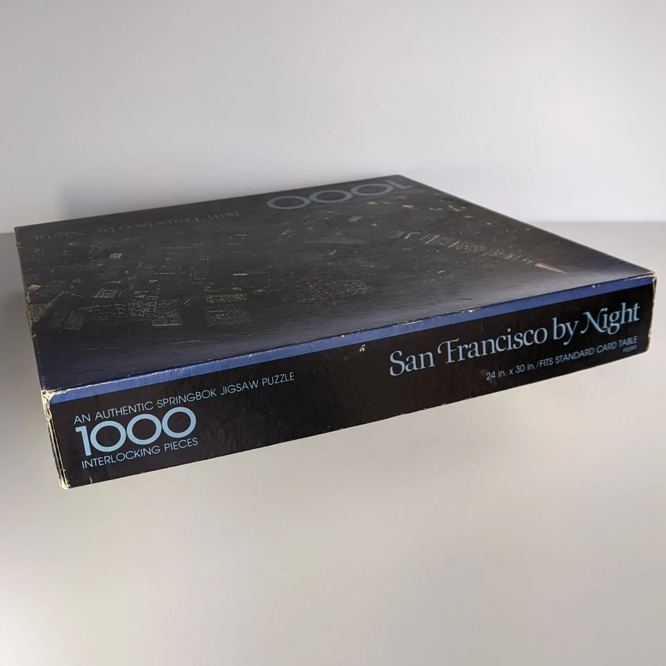 Springbok Puzzle PZL5911 San Francisco by Night 1000PC 24x30 OPEN BOX UNCOUNTED - Image 4 of 4