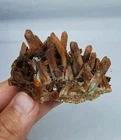 Iron Coated Quartz Cluster On Matrix From Baluchistan Pakistan.