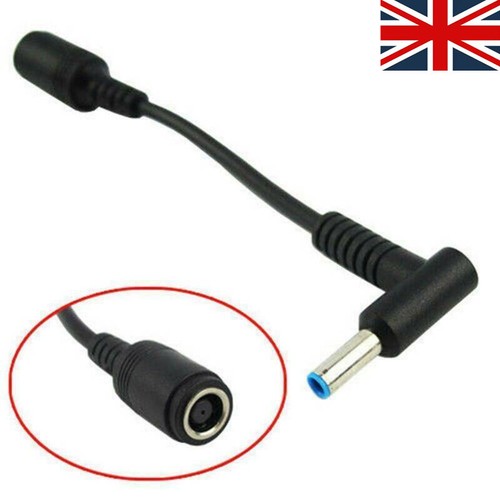 DC-Power Charger Converter Adapter Cable 7.4mm To 4.5mm For HP Dell Blue Tips UK - 第 1/10 張圖片