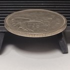 1969 25 Cents Canada AU Small Denticles 2nd Portrait World Coin  — photo 2