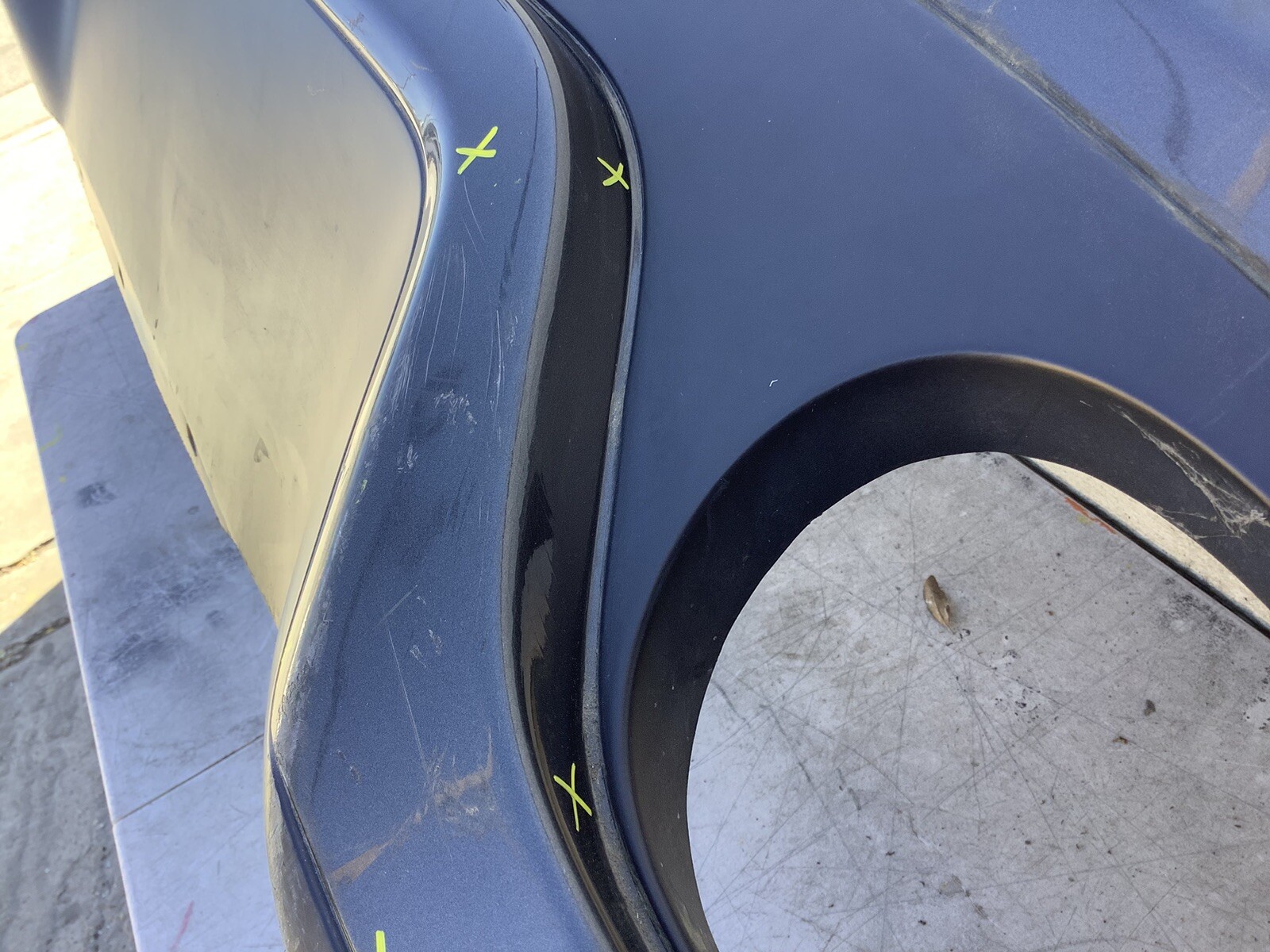 2008 2009 2010 2011 2012 MASERATI GRAN TURISMO REAR BUMPER OEM USED
